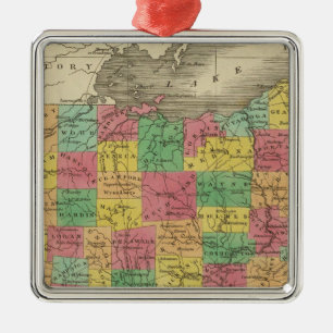 Ohio 5 julgransprydnad metall