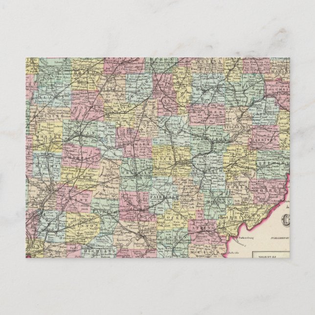 Ohio 6 vykort (Framsida)