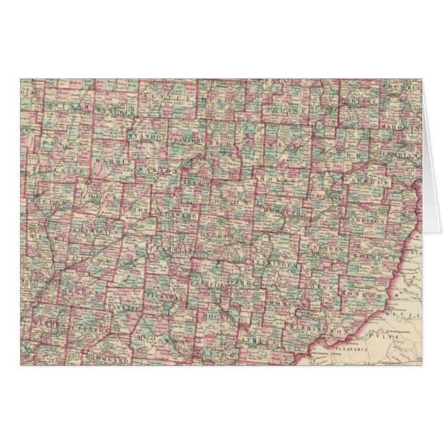 Ohio 9 hälsningskort (Framsidan Horizontal)