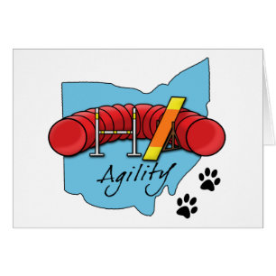 Ohio Agility Hälsningskort
