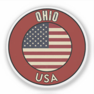 Ohio Amerikas förenta stater Klistermärken