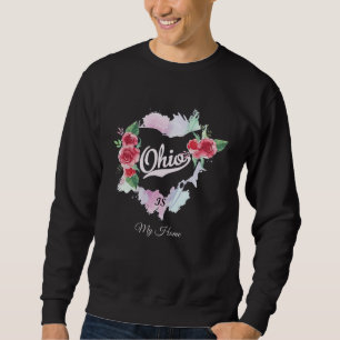 Ohio är mitt hem Jag älskar mitt Ohio hem För fl Lång Ärmad Tröja