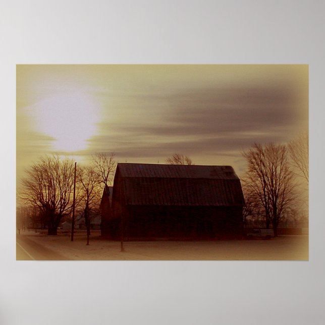 Ohio Barn Poster (Framsidan)