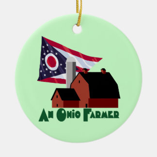 Ohio bonde julgransprydnad keramik
