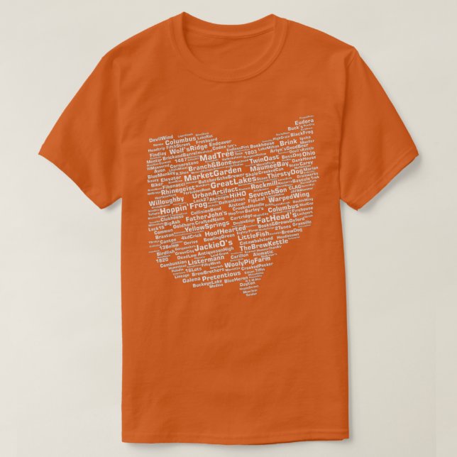Ohio Breweries T Shirt (Design framsida)