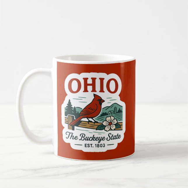 Ohio Buckeye State Mugg (Vänster)