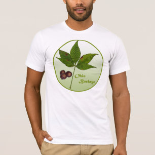 Ohio Buckeye Träd T-shirt