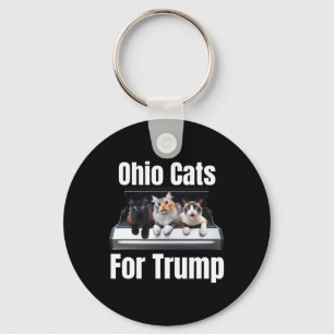 Ohio Cats for Trump - Lustigt politiskt katt Nyckelring