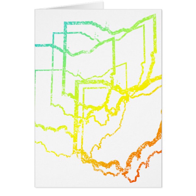 Ohio chill oligur hälsningskort (Framsidan)