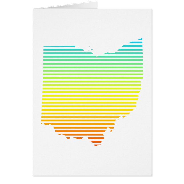 Ohio Chill-toning Hälsningskort (Framsidan)