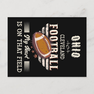 Ohio Cleveland American Football Vykort