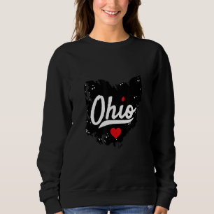 Ohio Clothing State of Ohio Script Home Pride Ohio T Shirt