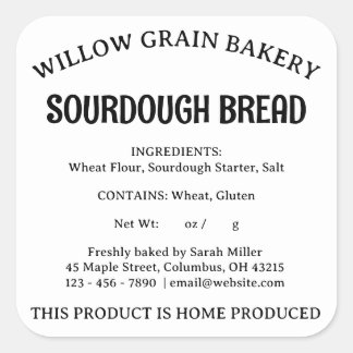 OHIO Cottage Law Mat Sourdough Bröd Etikett