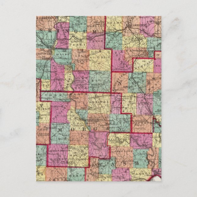 Ohio Countyn Vykort (Framsida)