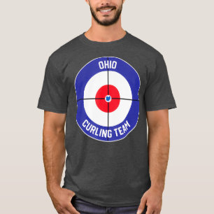 Ohio Curling Team Sweep Sten OH State-disposition T Shirt