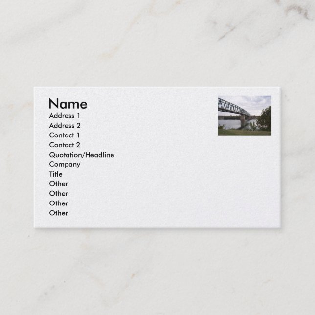 Ohio det härligt, visitkort 7 (Framsida)