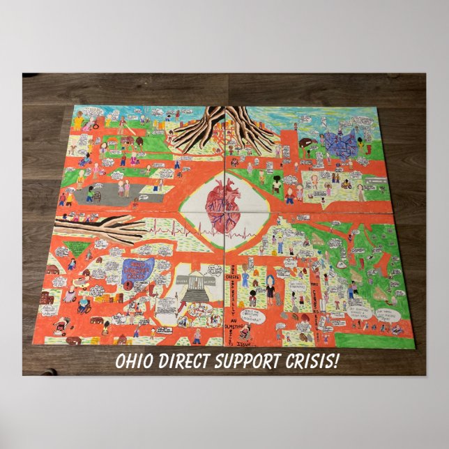 Ohio Direct Support Crisis Poster (Framsidan)