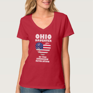 OHIO Dotter till Amerikanska Revolutionens Patriot T Shirt