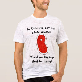 Ohio eats State Animal Tee Shirt