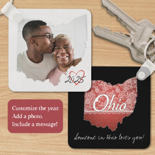 Ohio-familjens vardagliga händelser Keepsaké Nyckelring
