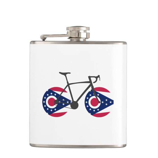 Ohio Flagga Cycling Fickplunta (Framsidan)