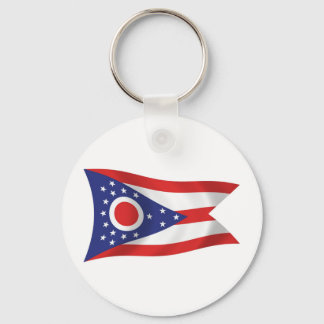 Ohio Flagga Keychain Nyckelring