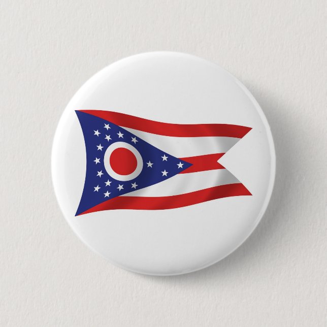 Ohio Flagga Knapp (Framsida)