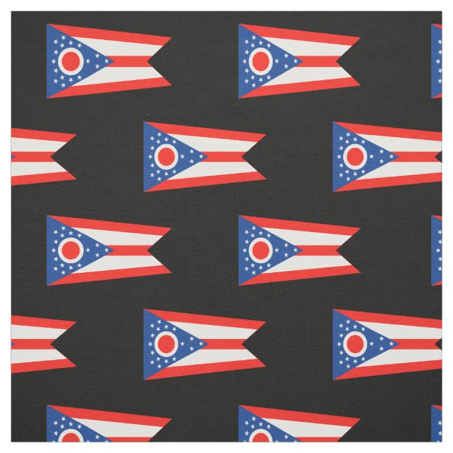 Ohio Flagga Statlig flagga Tyg (Provkarta)