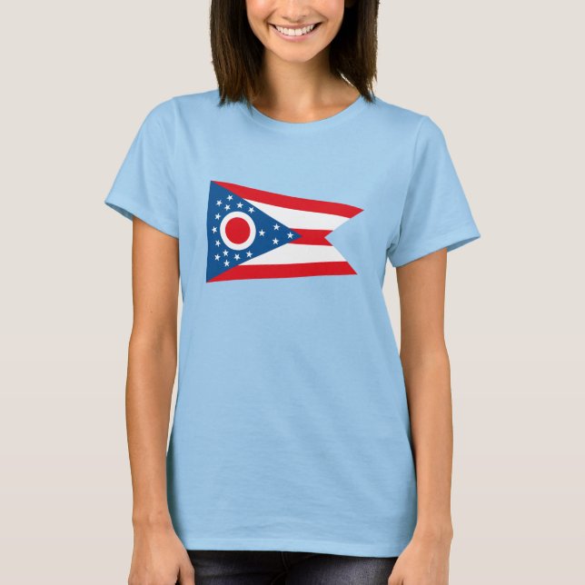 Ohio Flagga T-shirt (Framsida)