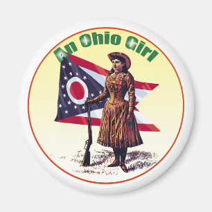 Ohio flicka, Annie Oakley Magnet