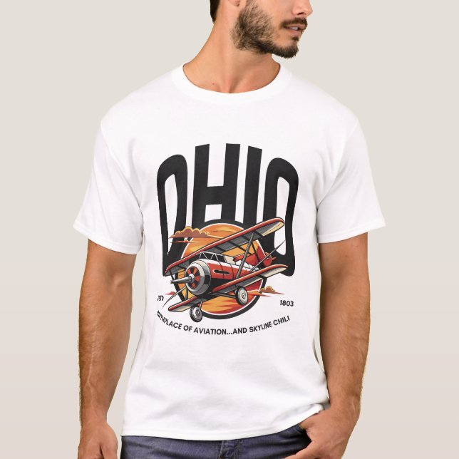 Ohio: flygets födelseplats... och t shirt (Framsida)