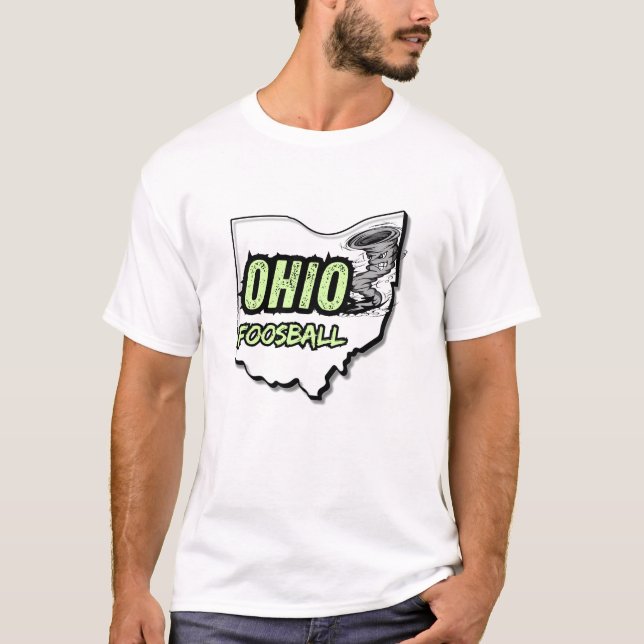 Ohio Foosball Tornado T-Shirt - Grönt (Framsida)