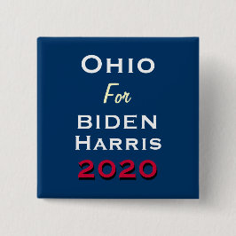 OHIO for BIDEN HARRIS 2020 Kampanj-knapp Knapp