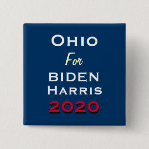 OHIO for BIDEN HARRIS 2020 Kampanj-knapp Knapp