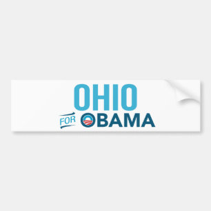 Ohio för den Barack Obama Biden bildekalet Bildekal