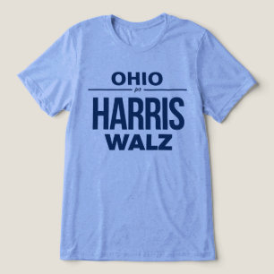 Ohio for Harris Walz T Shirt