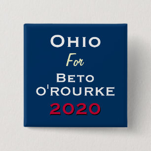 OHIO för kampanjen för BETO 2020 knäppas Knapp