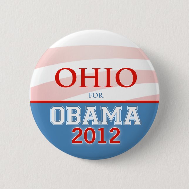 OHIO för Obama 2012 Knapp (Framsida)