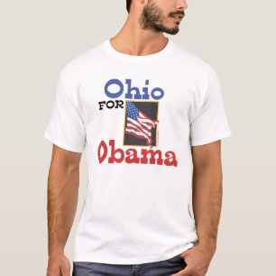 Ohio för Obama utslagsplatsskjorta Tee
