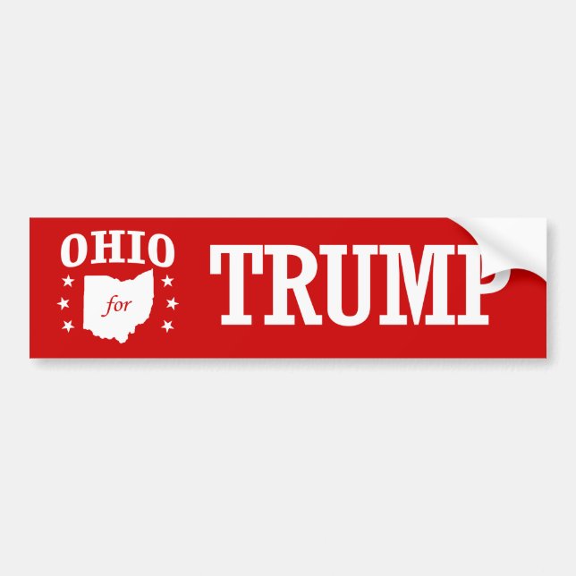 OHIO FÖR TRUMP BILDEKAL (Framsidan)