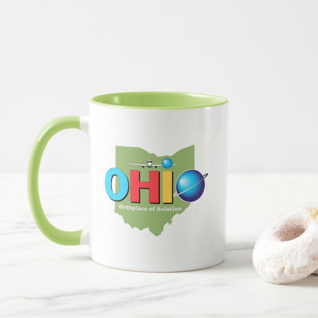 Ohio Förenta staterna Mugg (Med munk)