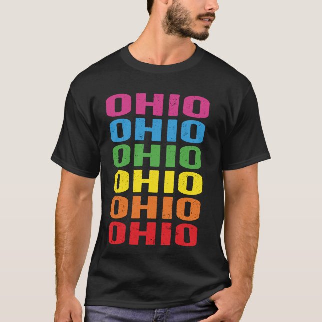 Ohio Funny Humous Sarcastic Ohio Meme Slang T Shirt (Framsida)