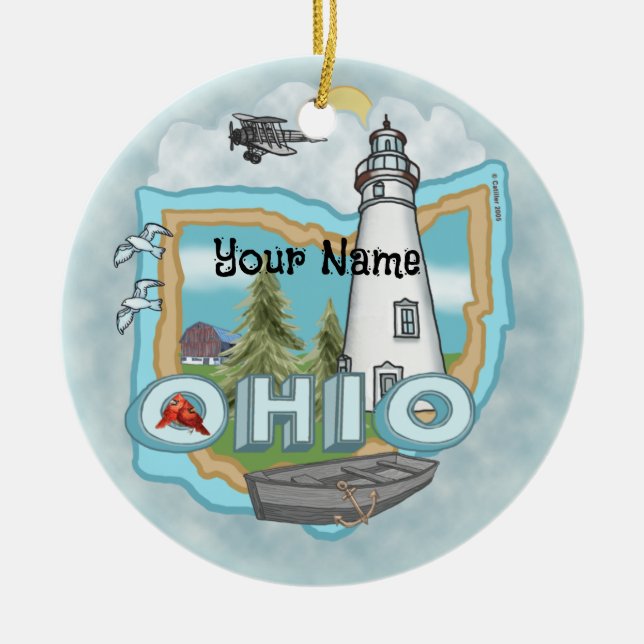 Ohio fyr ornament (Framsidan)