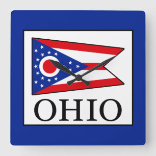 Ohio Fyrkantig Klocka