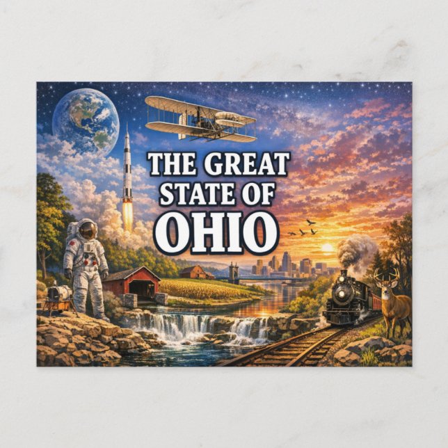 Ohio Greetings vykort  (Framsida)
