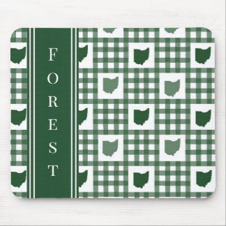 Ohio Grönt Gingham Musmatta