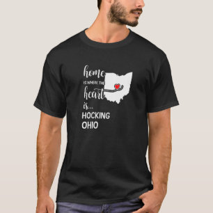 Ohio Hem är där hjärtat hockar. T Shirt