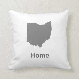 Ohio hem- dekorativ kudde