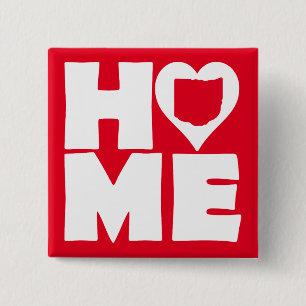 Ohio Hem Heart Stat Knapp Badge Pin