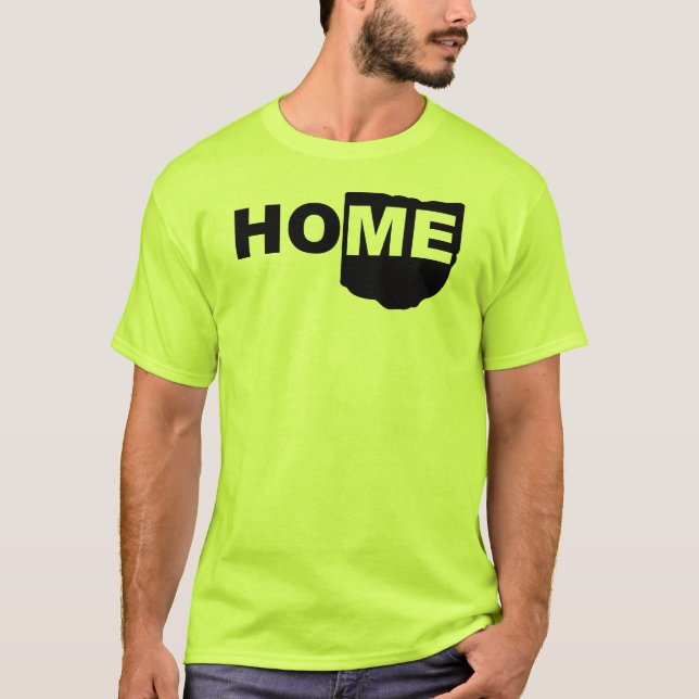 Ohio Hemmet Borta Från Stat T-Shirt (Framsida)